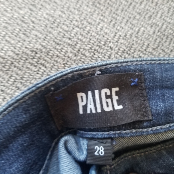 7 For All Mankind Blue Denim Jeans - Picture 7 of 10